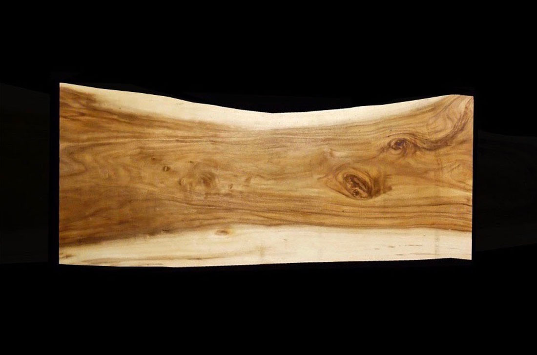 Live Edge Single Monkey Pod Slab 6MP4