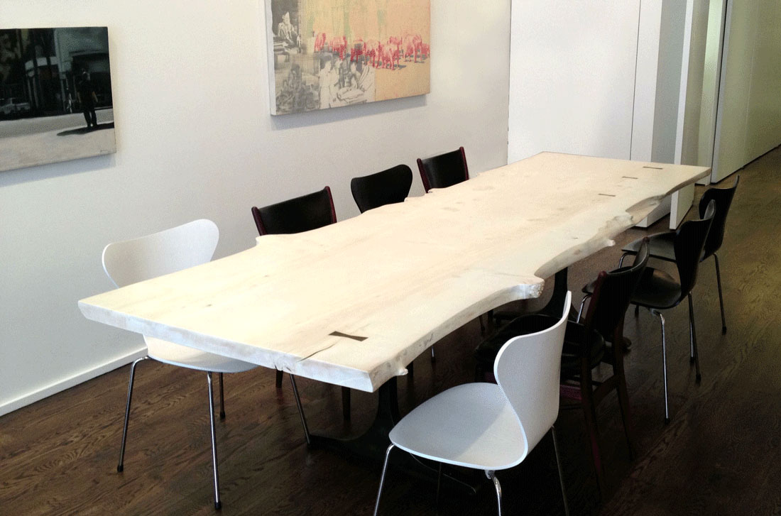 Live Edge Dining Table Customer Review Manhattan NY