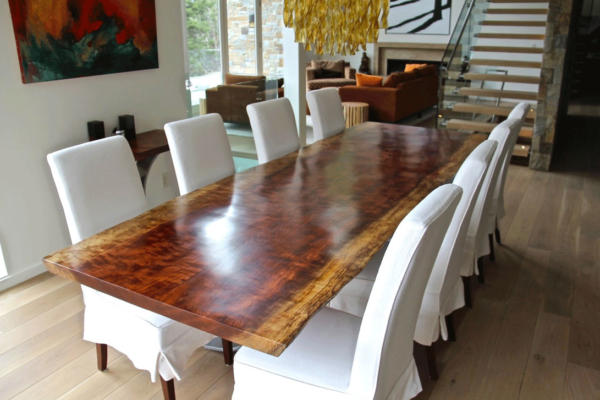 Live Edge Dining Table Customer Portfolio Whistler Bc Live Edge Dining Table Customer Portfolio Whistler Bc