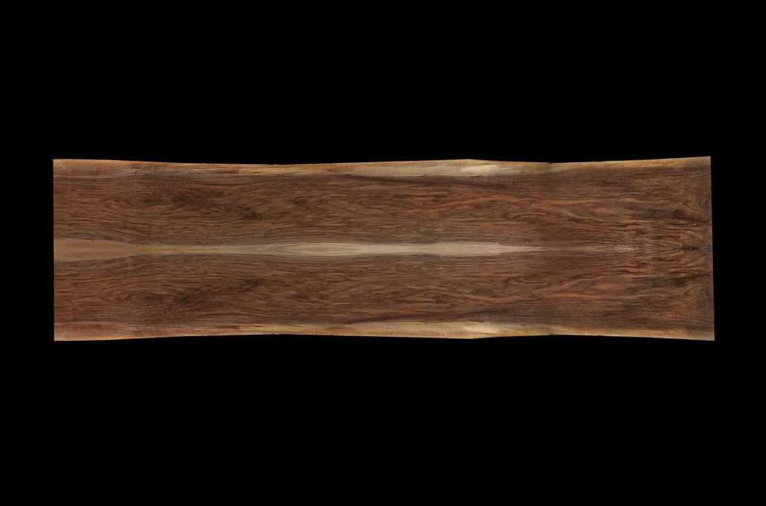 Live Edge Book Matched Black Walnut Slab 14W196