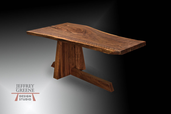 Shinto Desk In Solid Black Walnut Jeffrey Greene Shinto Desk In Solid Black Walnut