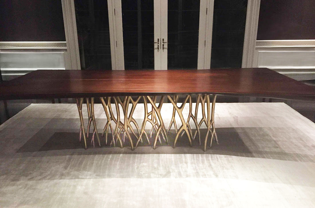 Live Edge Dining Table Customer Review Greenwich CT Jeffrey Greene